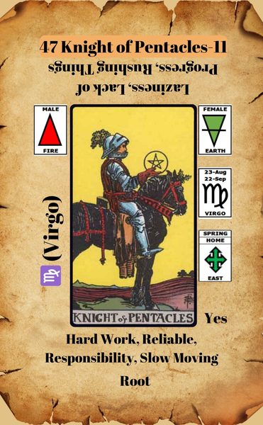 Knight of Pentacles